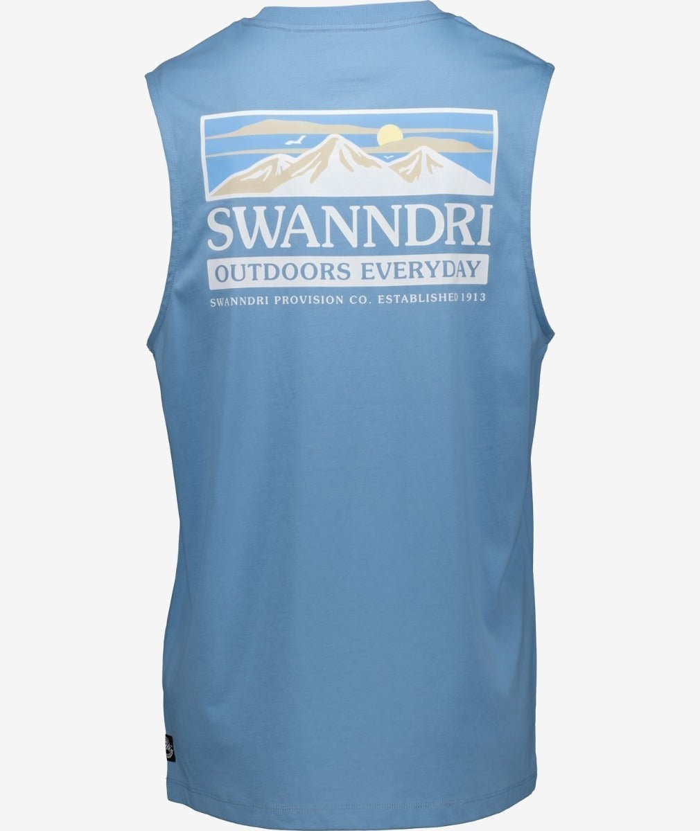 Swanndri Lindis Printed Mens Singlet