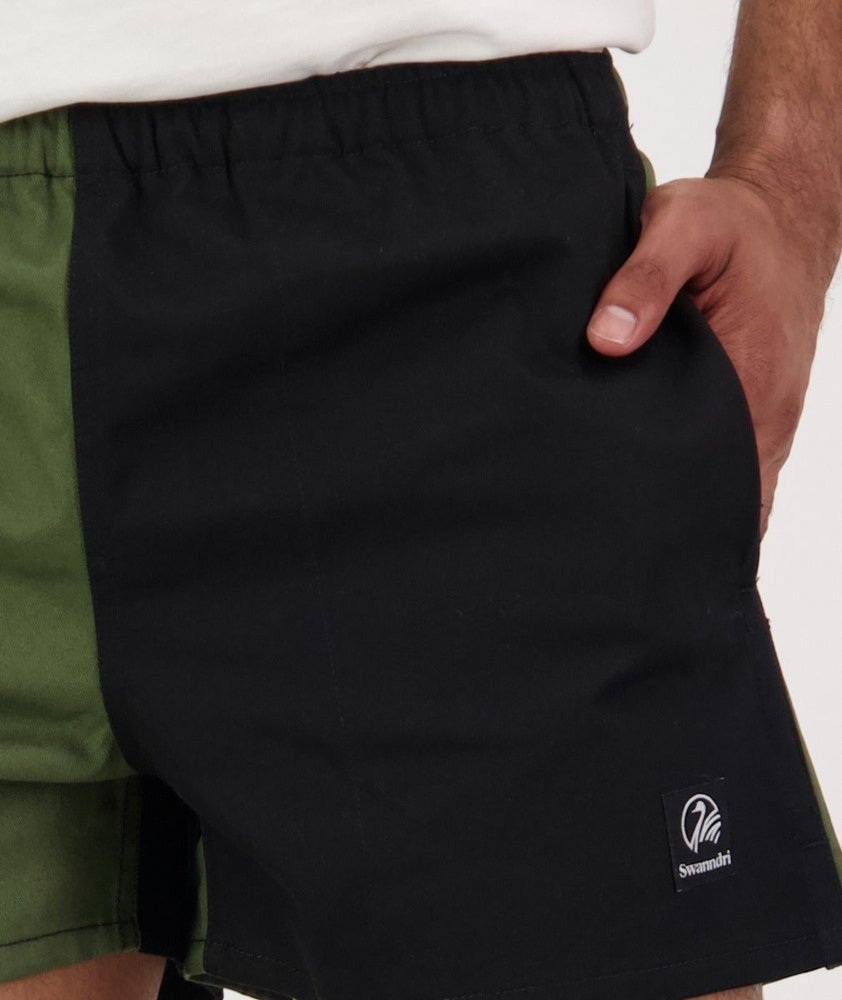 Swanndri Chequered Rugby Shorts