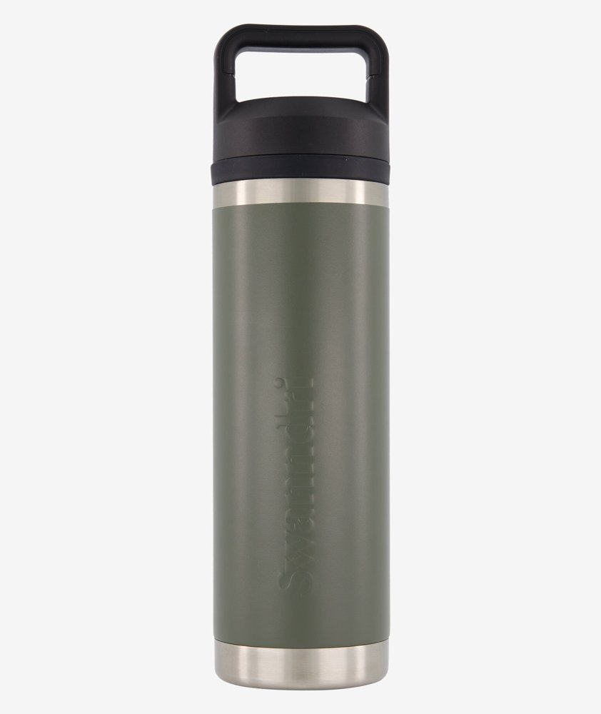 Swanndri Insulated Water Bottle 600ml Dark Olive