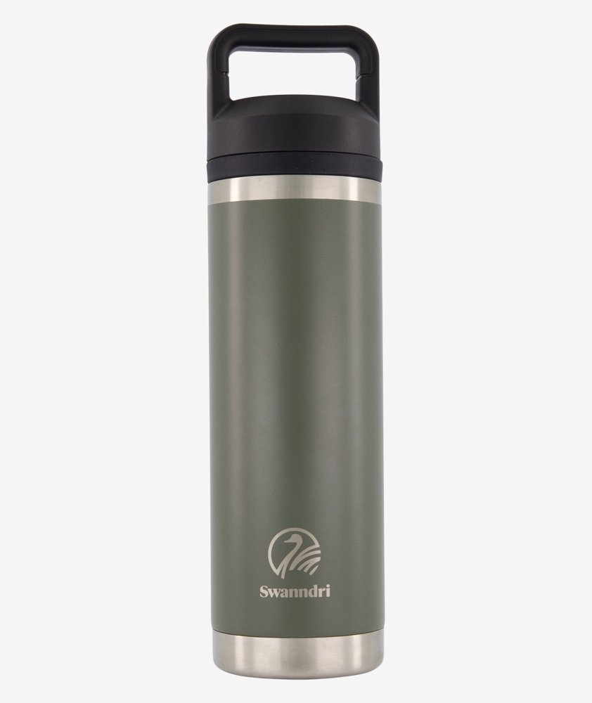 Swanndri Insulated Water Bottle 600ml Dark Olive