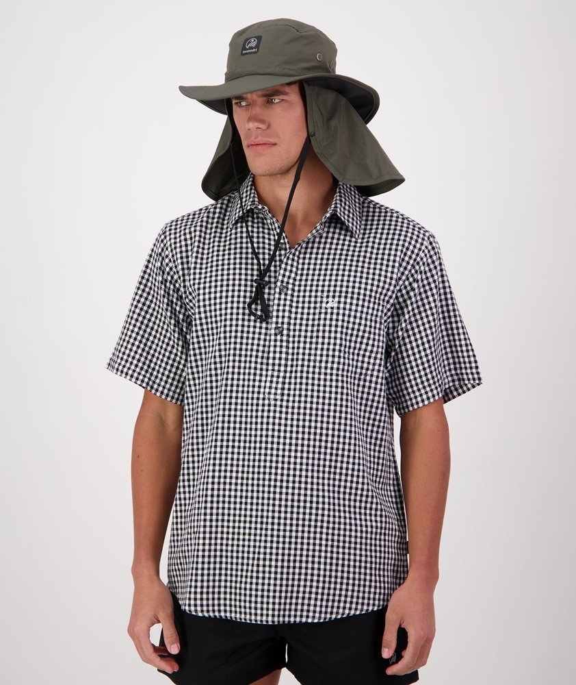 Swanndri Explorer Crushable Sun Hat Olive/Black