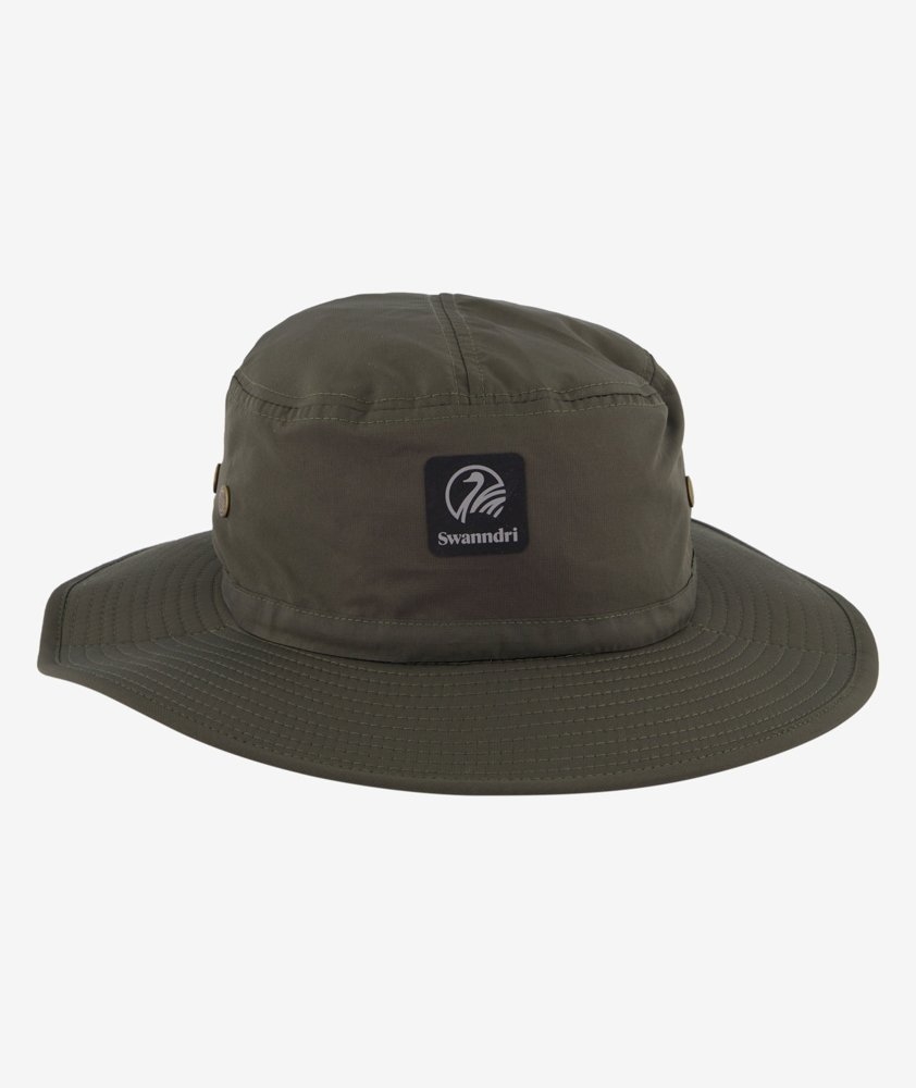 Swanndri Explorer Crushable Sun Hat Olive/Black
