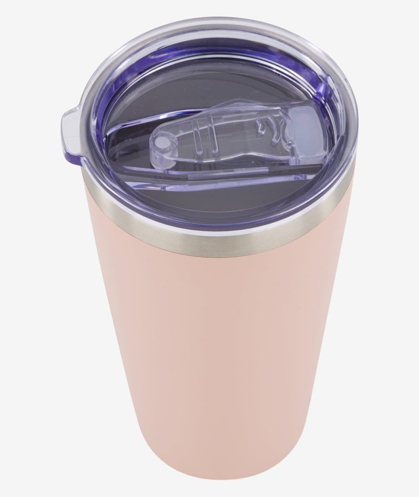 Swanndri Travel Mug 480ml Pink Salt