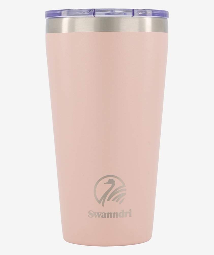Swanndri Travel Mug 480ml Pink Salt