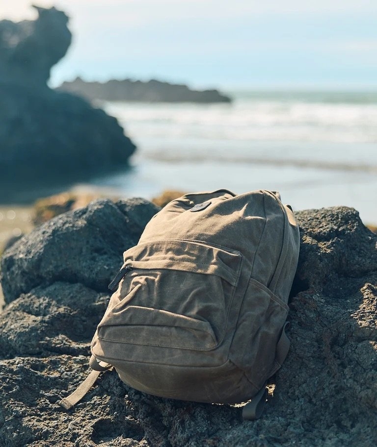 Swanndri Macetown Canvas Backpack Taupe 24L