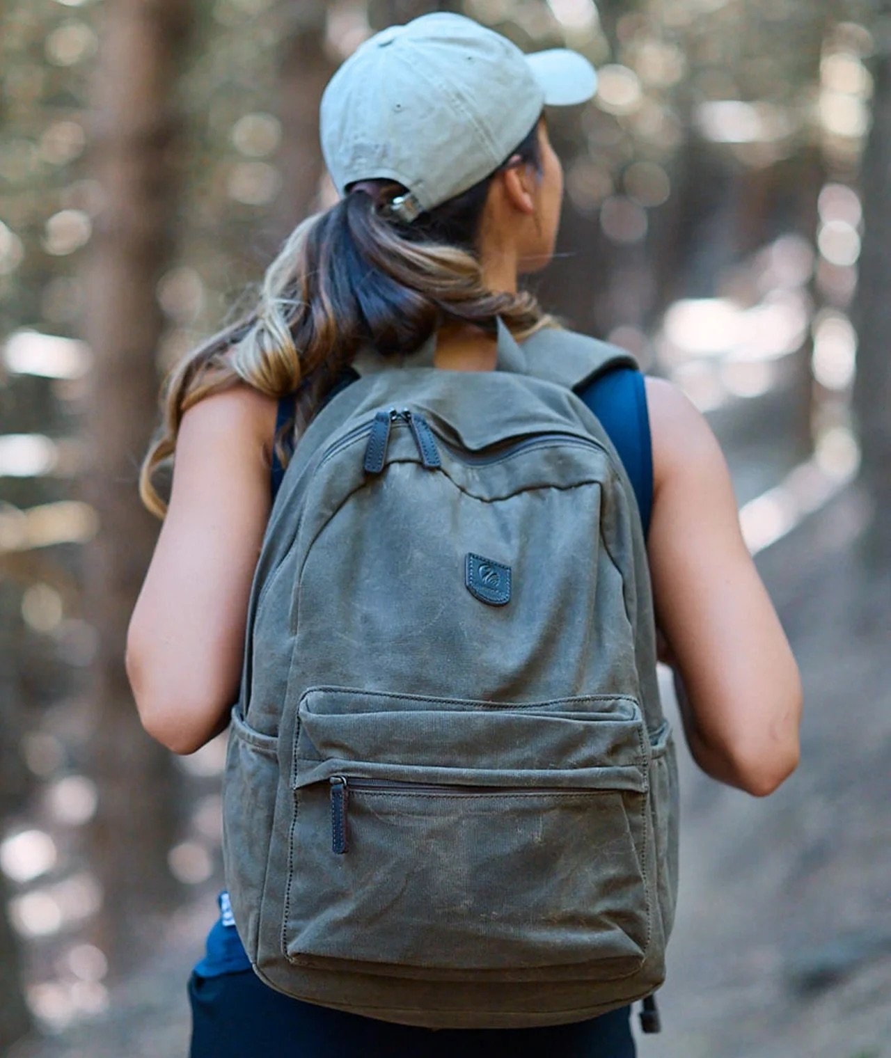 Swanndri Macetown Canvas Backpack Taupe 24L