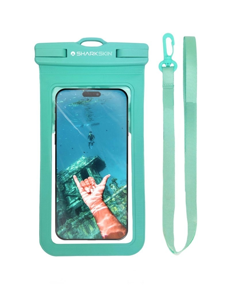Sharkskin Floating Mobile Phone Dry Case Teal