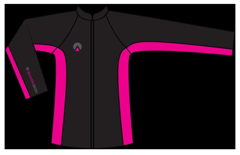 Sharkskin Chillproof Junior Long Sleeve Rash Top Black