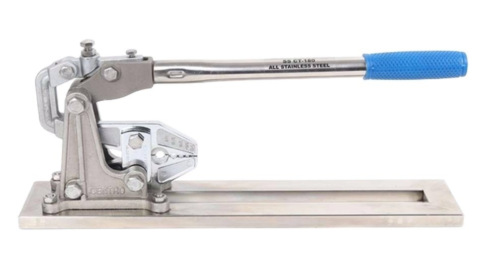 Centro Bench Crimper Small Stainless Steel