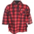 Swanndri Original Mens Wool Bush Shirt Lace Front Red/Black Check Large