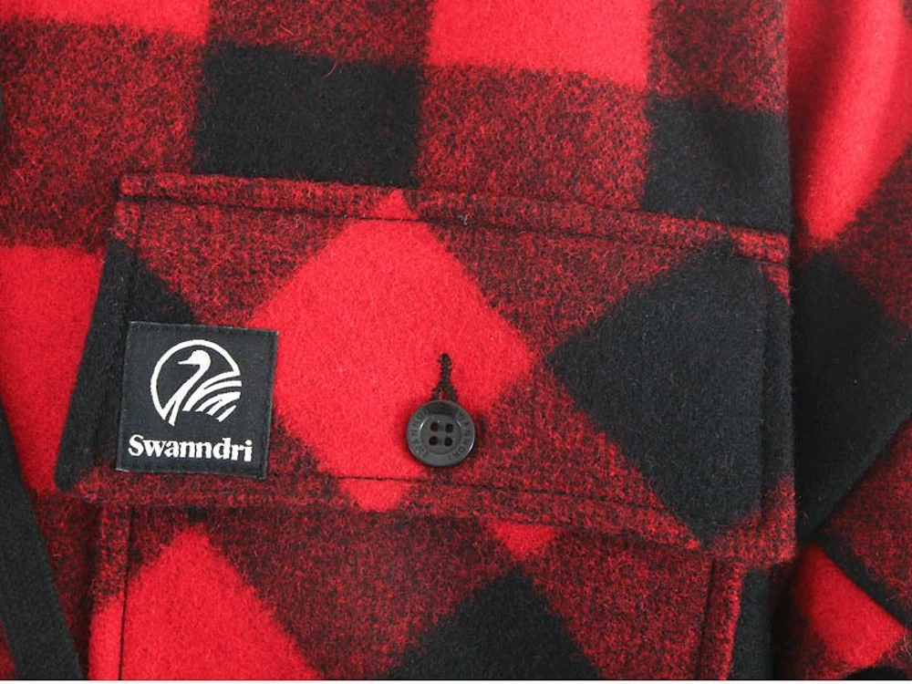 Swanndri Original Wool Mens Lace Front Bush Shirt Swanndri Original Wool Mens Lace Front Bush Shirt