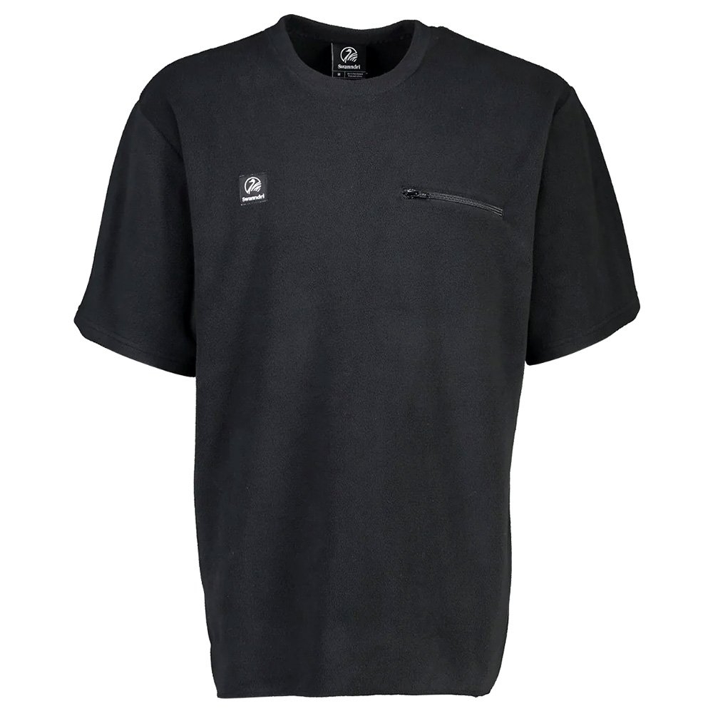 Swanndri Mens Catlins Fleece T-Shirt Black 3XL