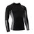 Sharkskin Rapid Dry Long Sleeve with Collar Black/Charcoal 4XL