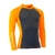 Sharkskin Rapid Dry Long Sleeve with Collar Orange/Charcoal L