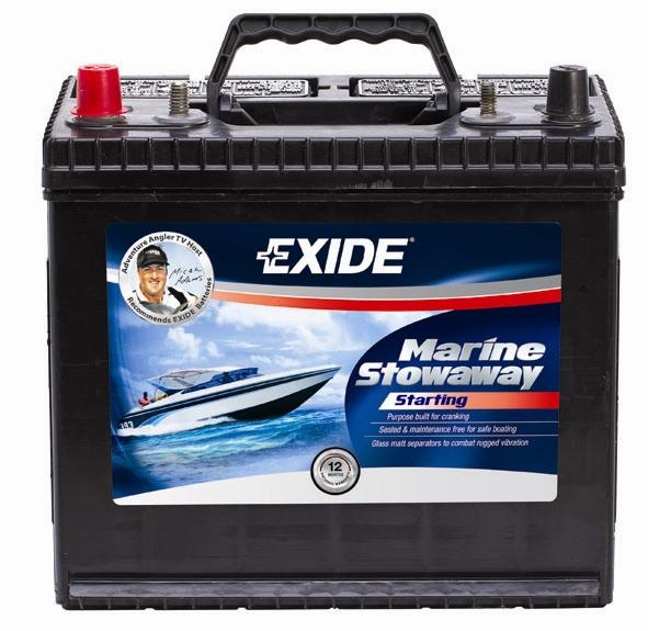Exide MSST27 Marine Stowaway Starting Battery 12V 90Ah