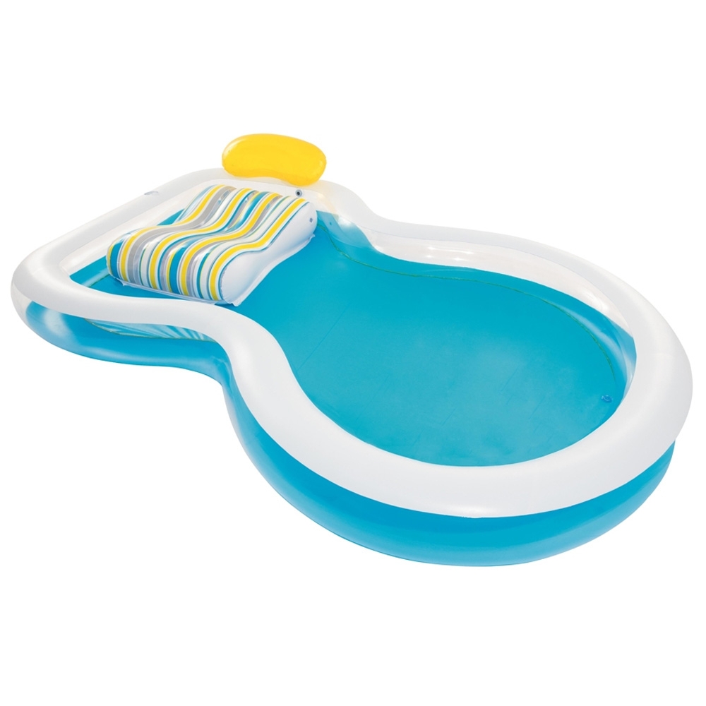 Bestway Fish Large Inflatable Paddling Pool with Seat 2.79m 340L