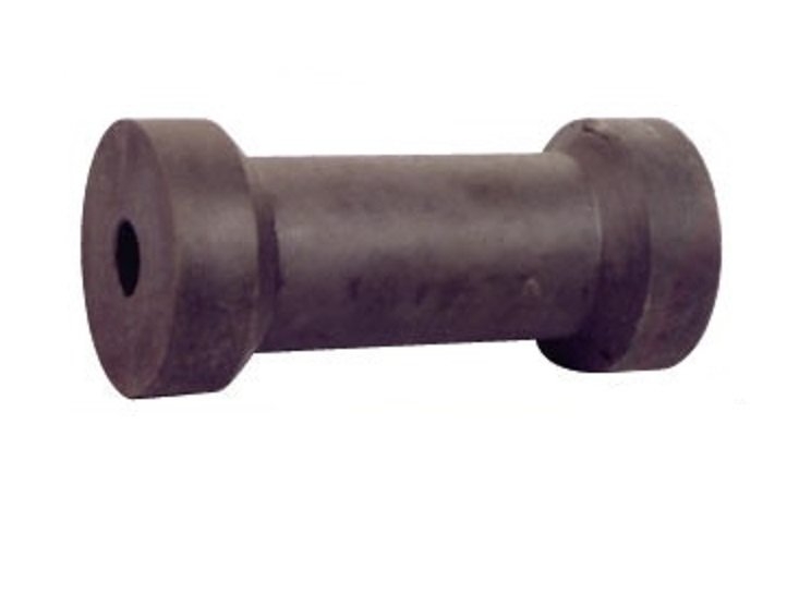 Rubber Trailer Roller STD Keel 152mm - 17mm Bore