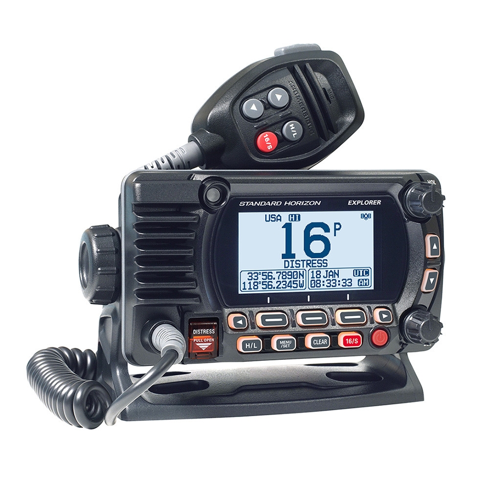 Standard Horizon Explorer GX1850GB Marine VHF Radio NMEA2000 Black 25W