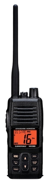 Standard Horizon HX380 Submersible Handheld VHF Radio 5W