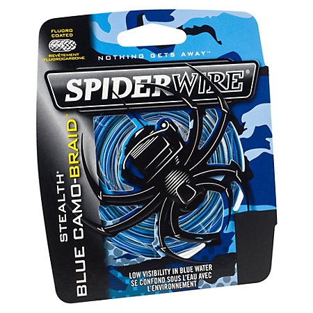 Spiderwire Stealth Blue Camo Braid 300m 50lb
