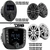 DS18 Head Unit Speakers Round 200W White Qty 2