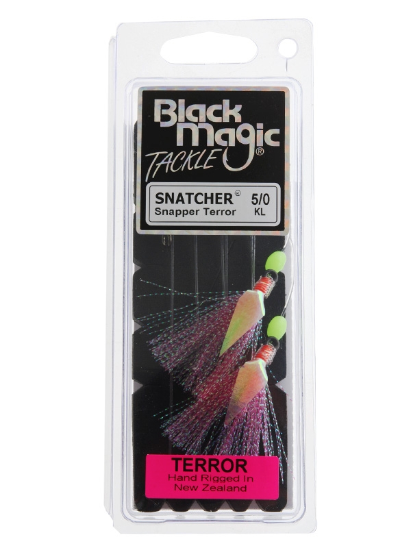 Black Magic Snatcher Snapper Terror Flasher Rig 5/0