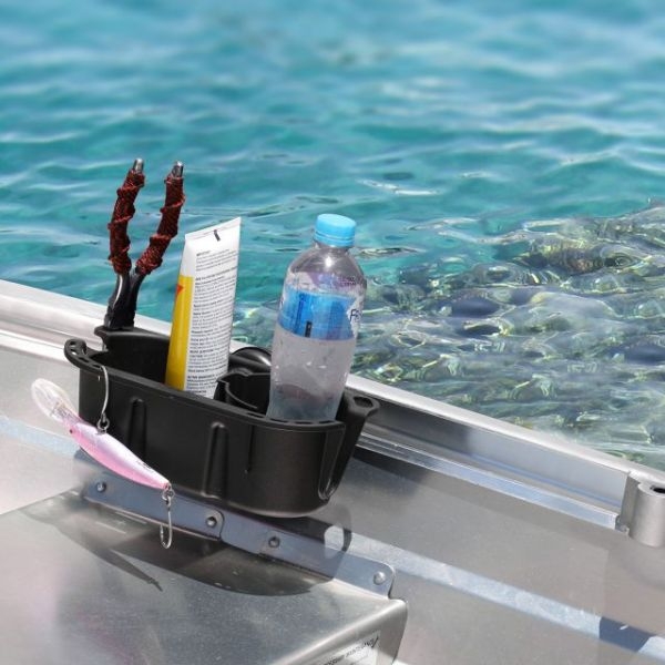 RAILBLAZA StowPod Storage Caddy with StarPort Kit Black