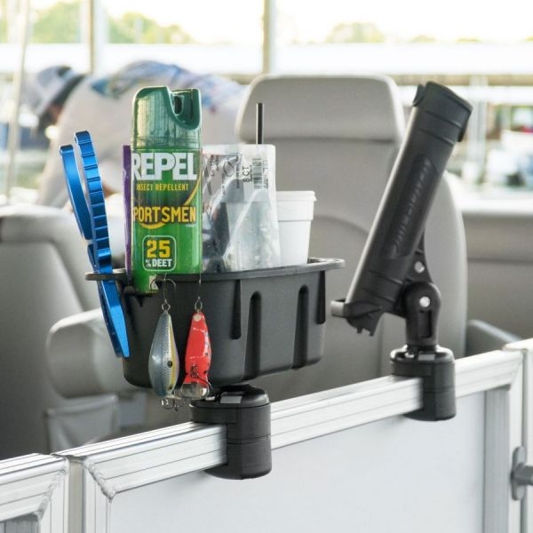 RAILBLAZA StowPod Storage Caddy with StarPort Kit Black