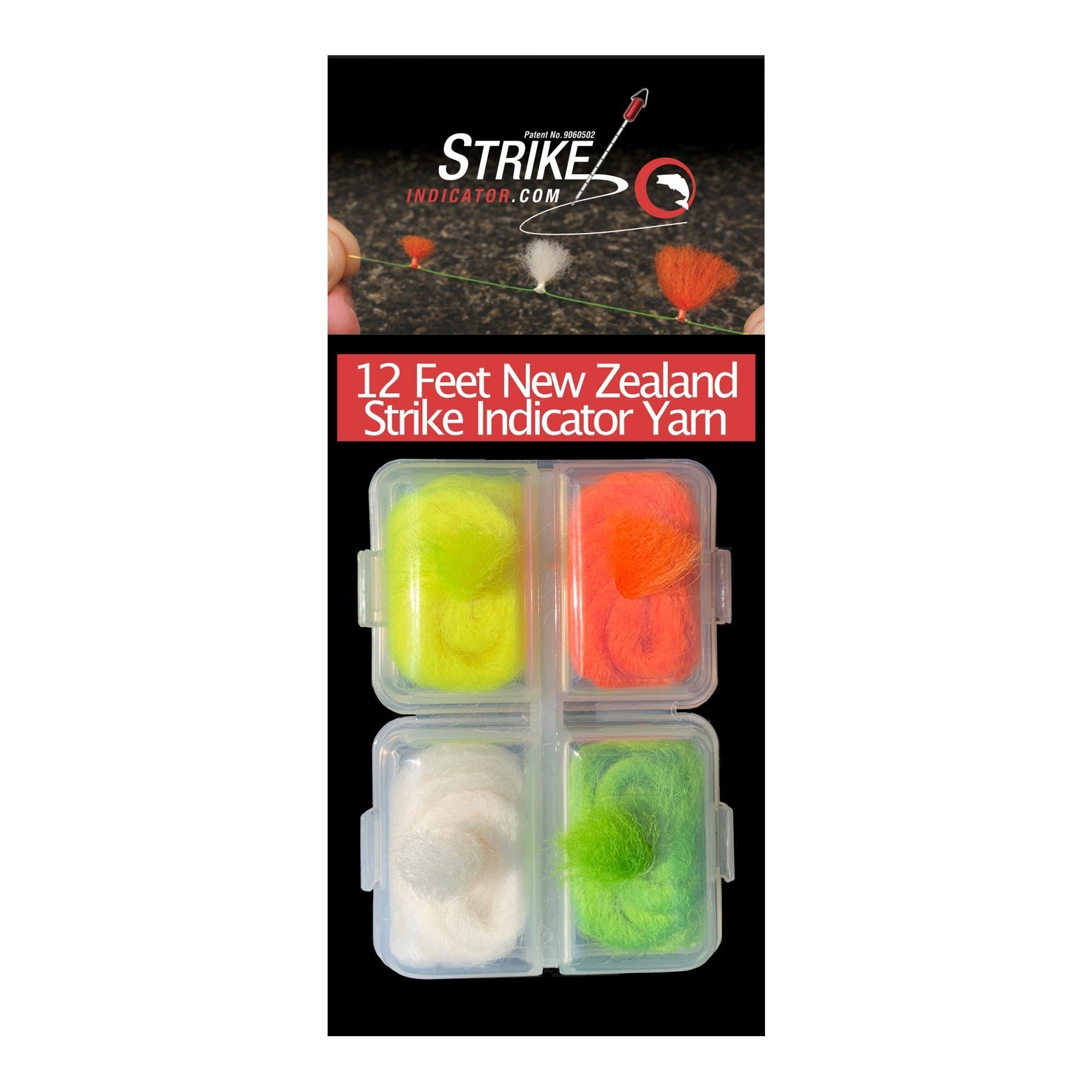 NZ Strike Indicator Wool Yarn Dispenser 4 Colour Pack