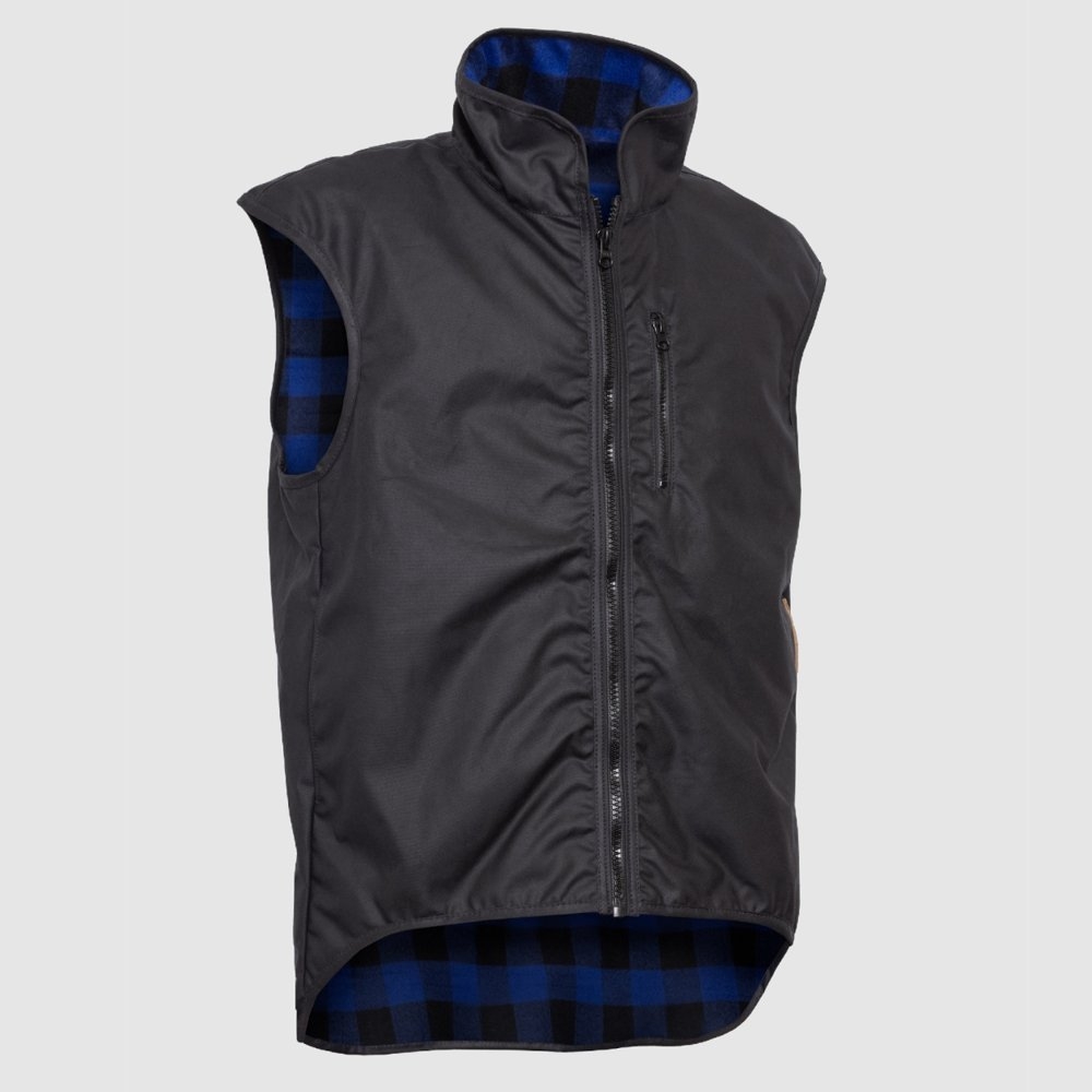 Styx Mill Oilskin Wool Lined Province Vest