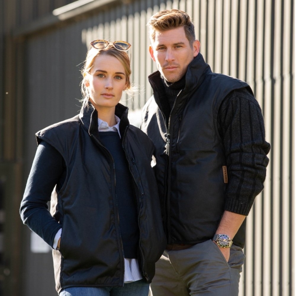 Styx Mill Oilskin Fur Lined Replica Vest