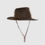 Styx Mill Oilskin Wide Brimmed Hat Brown S