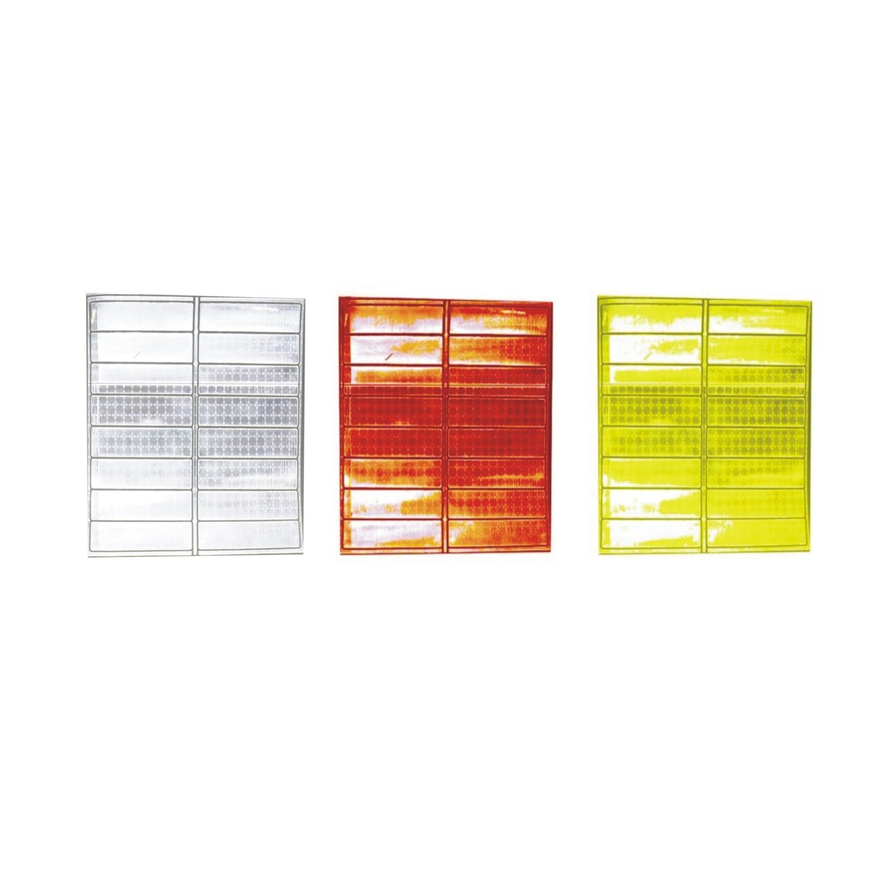 Styx Mill Adhesive Reflective Helmet Stickers Yellow