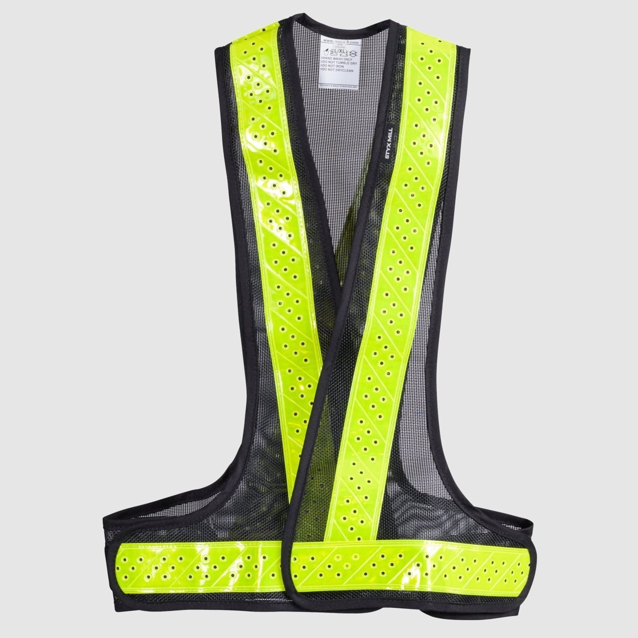 Styx Mill Reflexite Safety High Vis Harness Vest