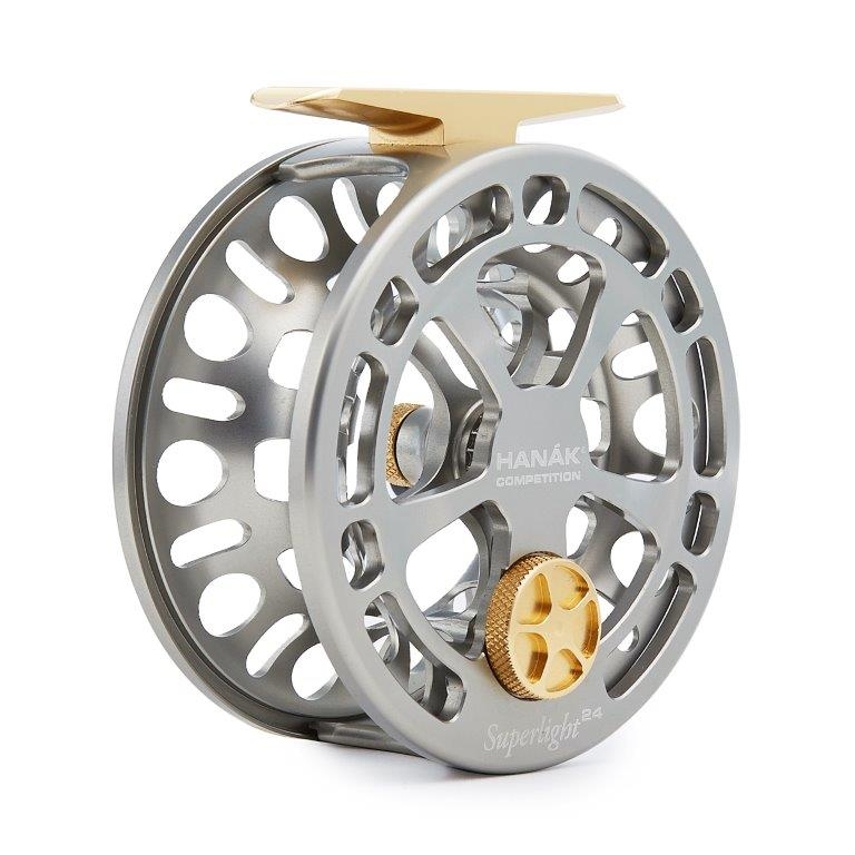 HANAK Competition Superlight II 24 Silver Reel WF3F with 30m Backing