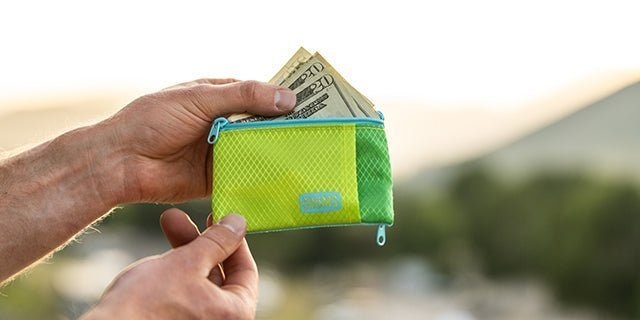 Chums Surfshorts Keyring Wallet with ID Window