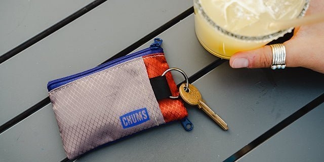 Chums Surfshorts Keyring Wallet with ID Window