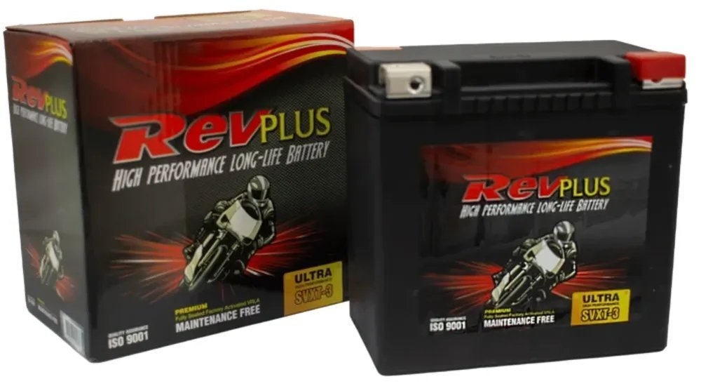 RevPlus SVXT-3 Ultra High Performance AGM Battery 12V 12Ah 230CCA