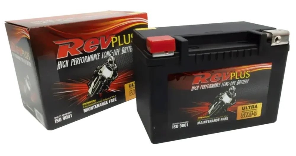 RevPlus SVXT-9 Ultra High Performance AGM Battery AGM Battery 12V 8Ah 125CCA