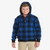 Swanndri Crooked River Kids Hoodie Blue/Black Check 2