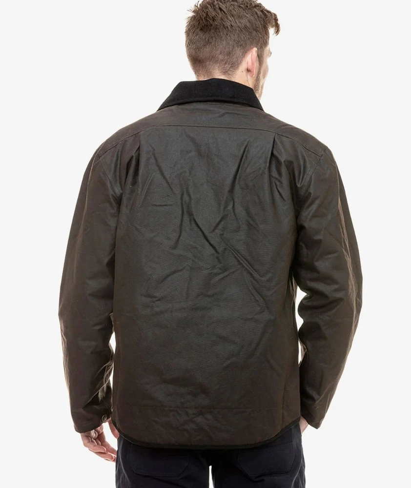 Swanndri Waimak Mens Wool Lined Oilskin Jacket Swanndri Waimak Mens Wool Lined Oilskin Jacket