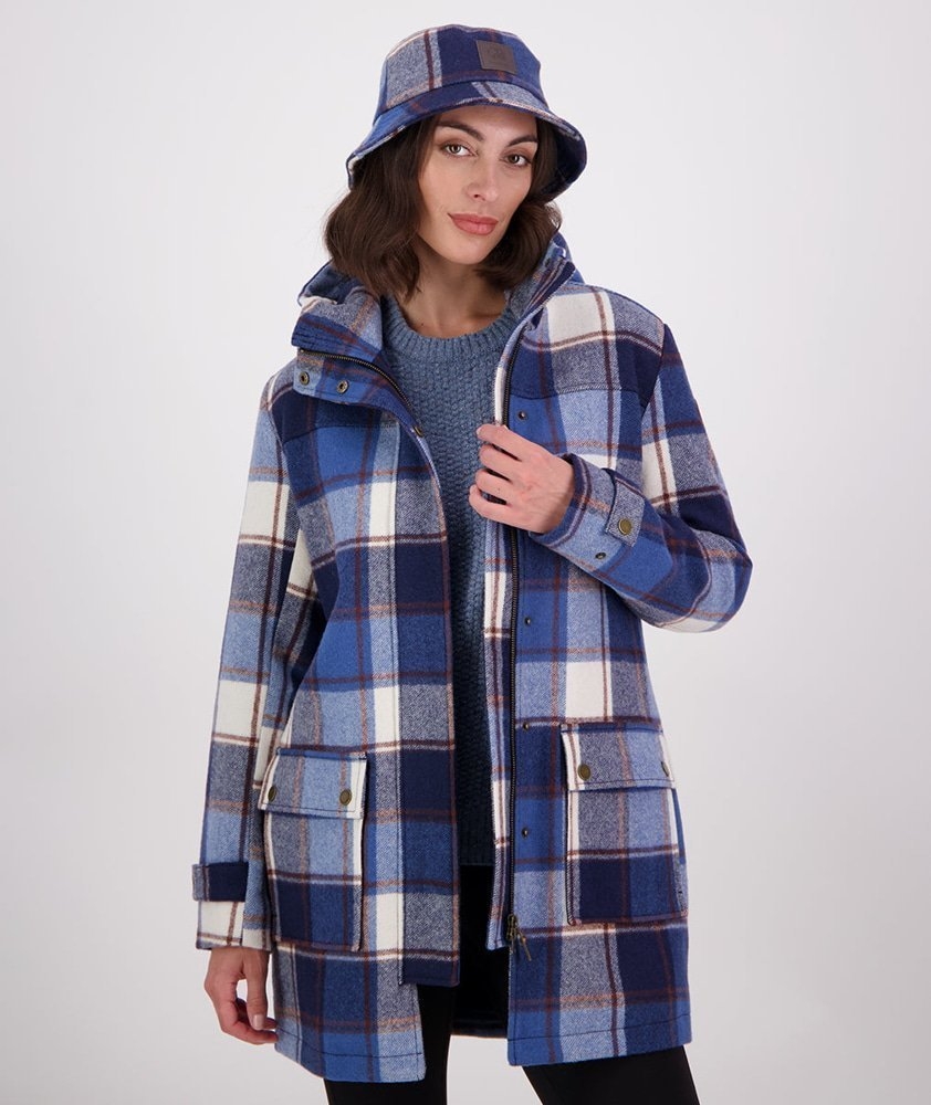 Swanndri Annmore Merino Wool Womens Overcoat