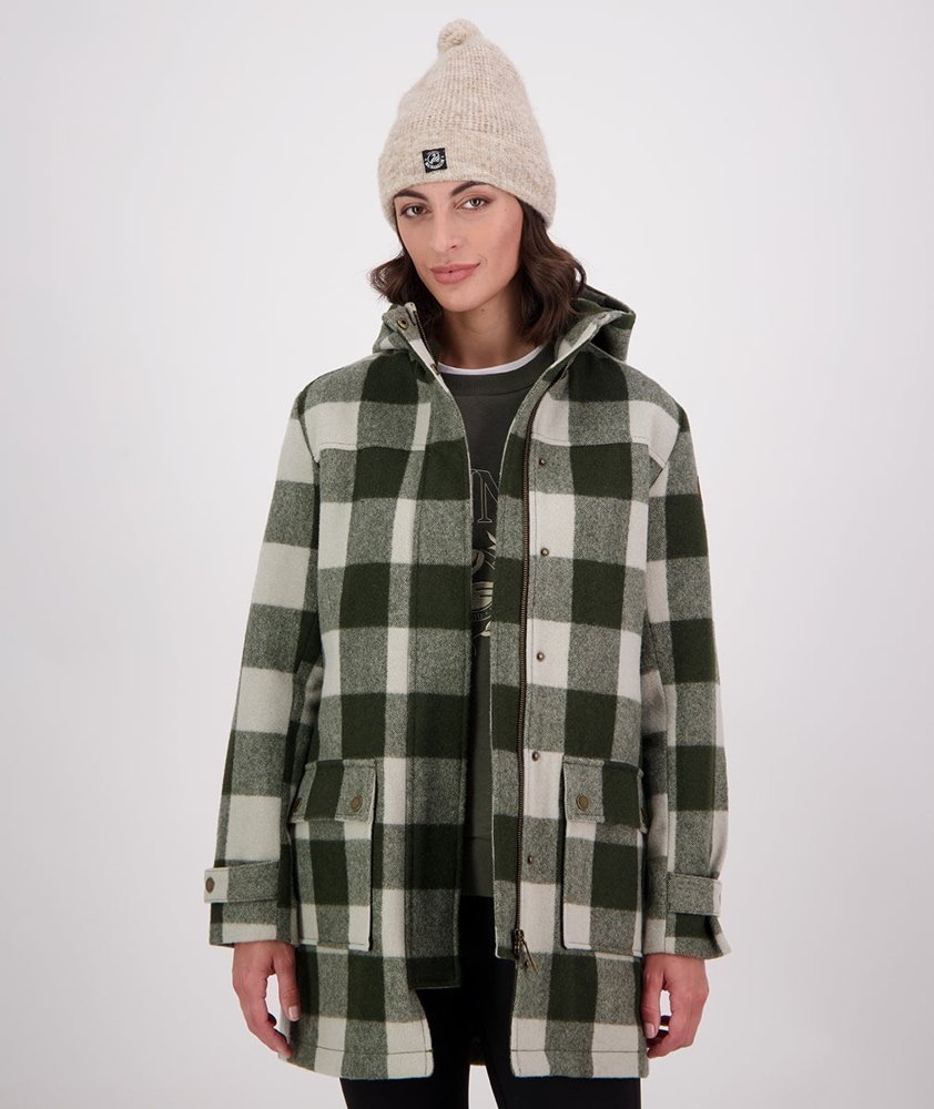 Swanndri Annmore Merino Wool Womens Overcoat