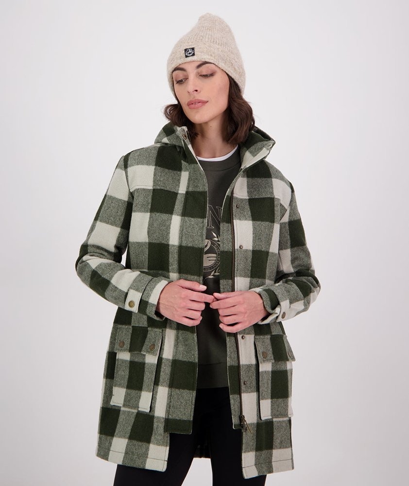 Swanndri Annmore Merino Wool Womens Overcoat