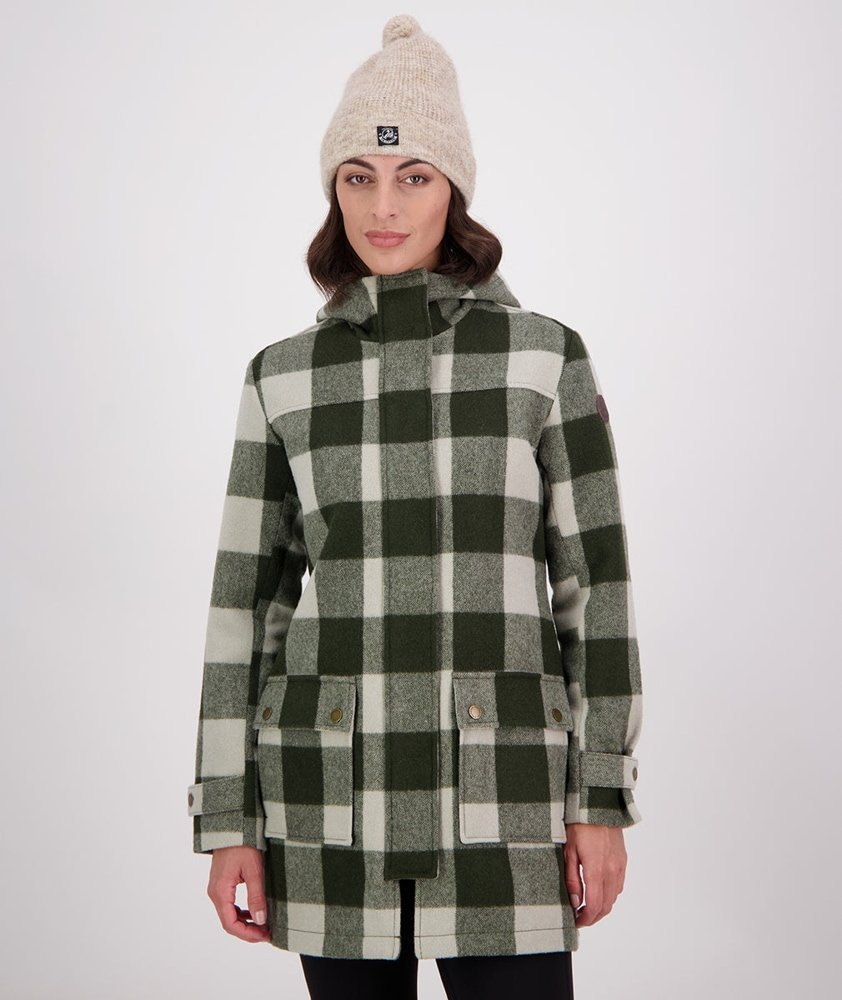 Swanndri Annmore Merino Wool Womens Overcoat