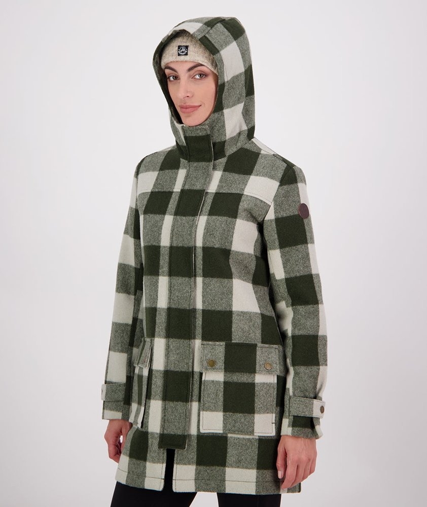 Swanndri Annmore Merino Wool Womens Overcoat