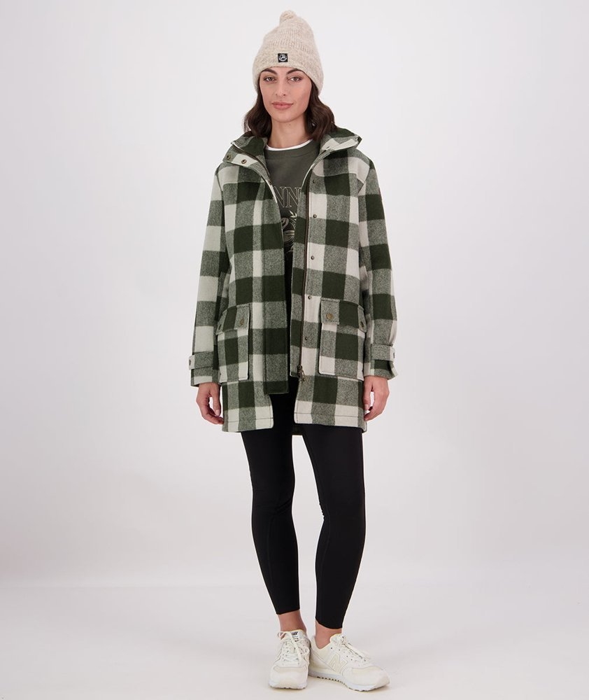 Swanndri Annmore Merino Wool Womens Overcoat