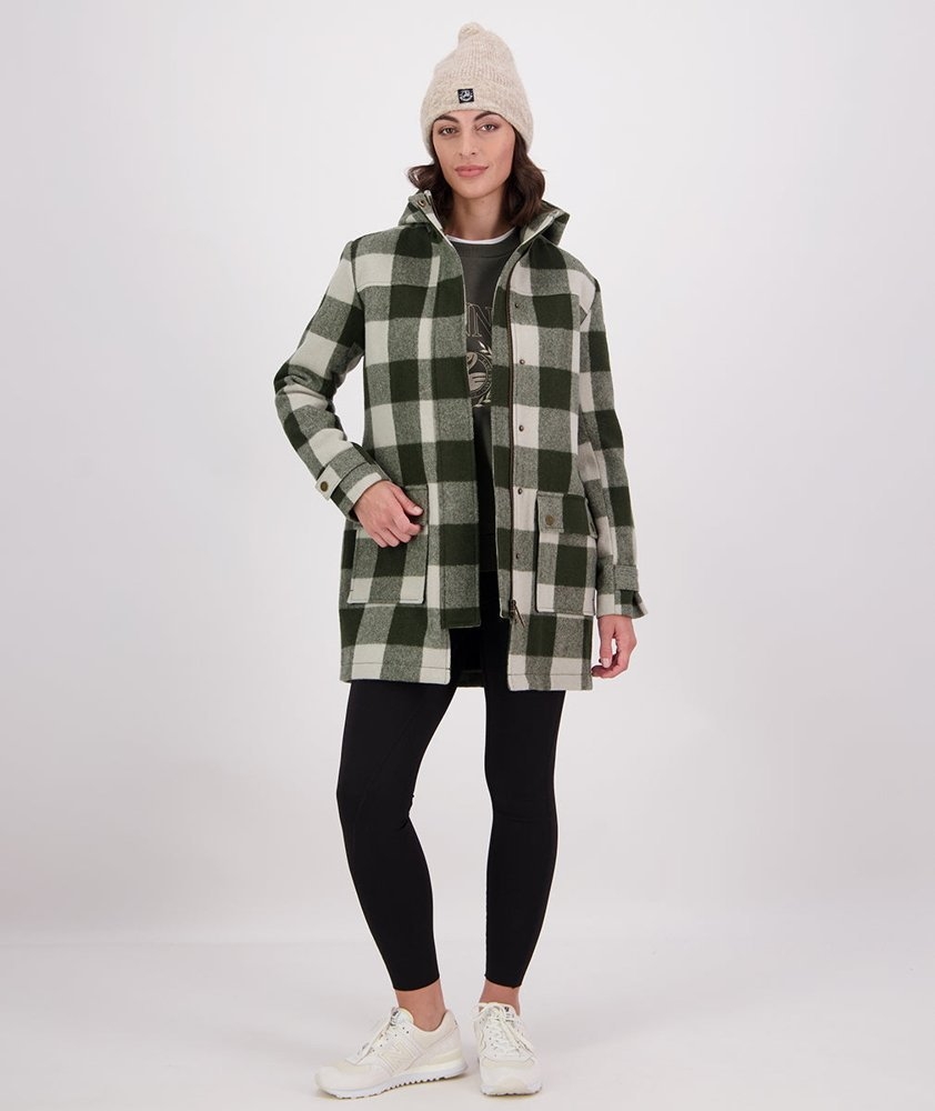 Swanndri Annmore Merino Wool Womens Overcoat