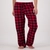 Swanndri Eastend V2 Womens Sleep Pants Red/Black Check 8