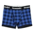 Swanndri SS24 Cotton Mens Underwear Blue/Black Check XS